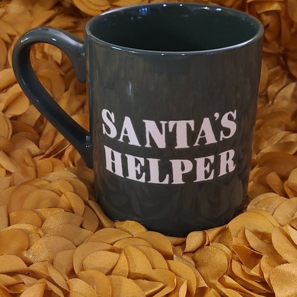 "SANTA'S HELPER" mug